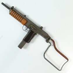 09 Čs. pokusný samopal ZK 476 ráže 9 mm Parabellum, výsadkářské provedení