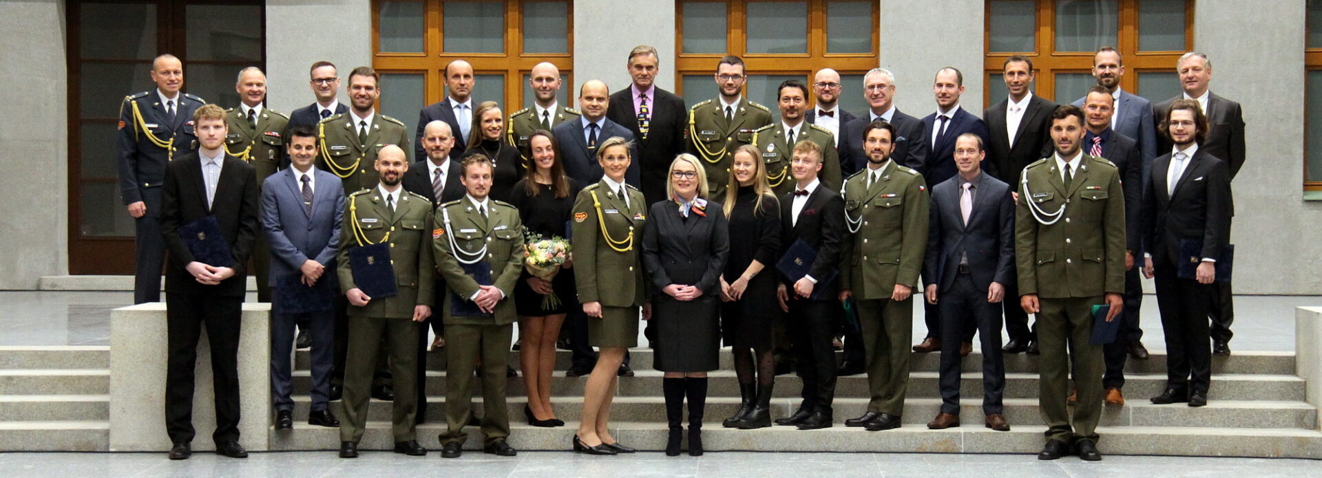 Ministryně obrany ocenila v Armádním muzeu Žižkov úspěšné sportovce ASC Dukla