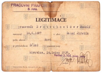 Legitimace Pracovního praporu, 1939