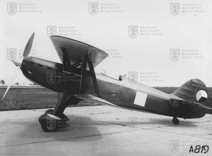 Snímek prototypu letounu Avie B-634