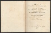 Úvodná strana Jominiho Traité des grandes opérations militaires zo zbierok Knihovny Vojenského historického ústavu 