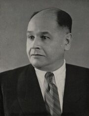 JUDr. Jaromír Dolanský, v letech 1949 až 1951 ministr-předseda Státního úřadu plánovacího.