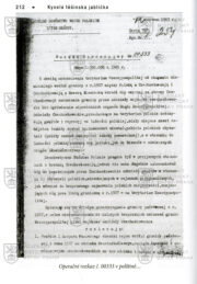Reprodukce operačního rozkazu pro polské vojenské oddíly z června 1945