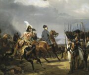 Cisár Napoleon I. uštedril v bitke u Jeny-Auerstadtu zdrvujúcu porážku pruskej armáde, ako aj jej reputácii odvodenej od úspechov Fridricha Veľkého. Táto udalosť dramaticky  zmenila vnímanie vojenstva a svet mnohých osobností, vrátane Carla von Clausewitza. Zdroj: wikimedia commons