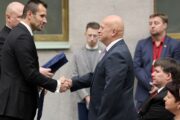 Předávání Děkovných listů sportovcům ASC Dukla. Atrium Armádního muzea Žižkov. 27. 11. 2023. Foto Jan Schejbal, MO (17)