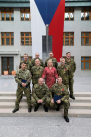 Předávání resortních vyznamenání ministryní obrany. Armádní muzeum Žižkov, 1. 11. 2023. Foto Jan Schejbal, MO (4)