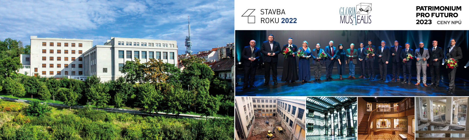Rekonstrukce Armádního muzea Žižkov je vysoce oceňována
