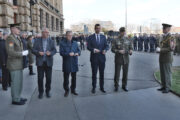 Slavnostní přestřižení pásky a zahájení výstavy „25 let České republiky v NATO“. Foto Jan Kouba, VHÚ