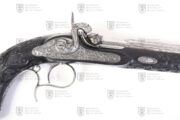 Pár pistolí s perkusním zámkem v kazetě s příslušenstvím, Lepage-Moutier, Paříž, kolem 1855 (5)