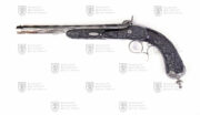 Pár pistolí s perkusním zámkem v kazetě s příslušenstvím, Lepage-Moutier, Paříž, kolem 1855  (6)