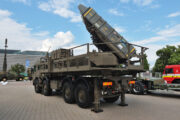Venkovní plocha, protiletadlový raketový systém SPYDER. FOTO Jan Kouba, VHÚ Praha