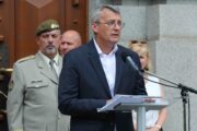 Historik VHÚ Praha a spoluautor výstavy Prokop Tomek. FOTO: Marie Křížová, AVIS