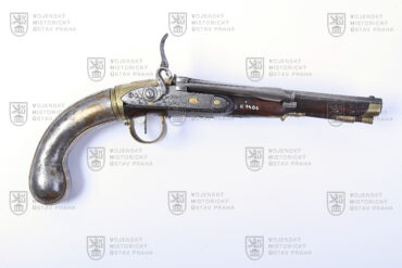 Pistole – větrovka systému Girandoni, J. Contriner, Vídeň, kolem 1820