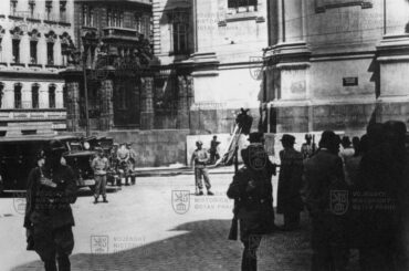 Připomínka boje v Resslově ulici 18. června 1942