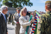 Slavnostní nástup Armády ČR - Den ozbrojených sil. Národní památník na Vítkově s hrobem Neznámého vojína. Praha, 30. 6. 2025. FOTO Jiří Sejkora, MO (7)
