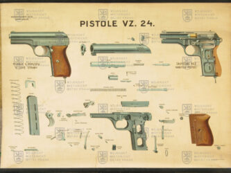 Výukový obraz pistole vz. 24