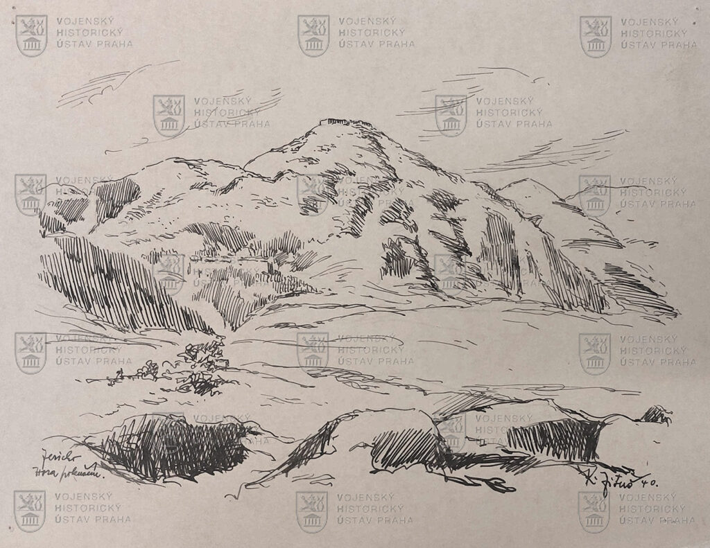 Jindřich Křeček-Jituš, Jericho – Hora Pokušení, 1940