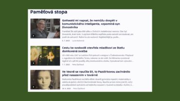 Znáte příběhy odbojářů z cyklu Paměťová stopa? Připravují je pro vás dokumentaristé z Vojenského historického ústavu Praha