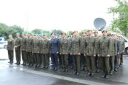 Vernisáž výstavy Vojenské školství, dějiny, vývoj a současnost - „Armáda moje životní volba“ před Generálním štábem AČR.  FOTO: Marie Křížová, AVIS