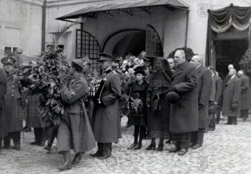 Fotografie z pohřbu generála Kopala, 1935