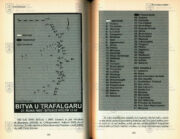 Plánek bitvy u Trafalgaru 21. října 1805. KOVAŘÍK, Jiří. Trafalgar: anatomie námořní bitvy