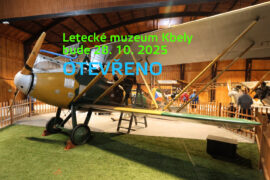 Letecké muzeum Kbely bude ve státní svátek oteřeno