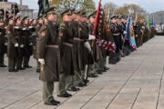 Pietní akt na Vítkově připomněl 107. výročí vzniku Československa. FOTO: Jan Kouba, VHÚ Praha Pietní akt na Vítkově připomněl 107. výročí vzniku Československa. FOTO: Jan Kouba, VHÚ Praha