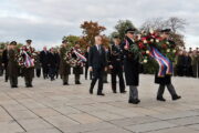Pietní akt na Vítkově připomněl 107. výročí vzniku Československa. FOTO: Jan Kouba, VHÚ Praha Pietní akt na Vítkově připomněl 107. výročí vzniku Československa. FOTO: Jan Kouba, VHÚ Praha