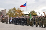 Pietní akt na Vítkově připomněl 107. výročí vzniku Československa. FOTO: Jan Kouba, VHÚ Praha Pietní akt na Vítkově připomněl 107. výročí vzniku Československa. FOTO: Jan Kouba, VHÚ Praha