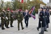 Pietní akt na Vítkově připomněl 107. výročí vzniku Československa. FOTO: Jan Kouba, VHÚ Praha Pietní akt na Vítkově připomněl 107. výročí vzniku Československa. FOTO: Jan Kouba, VHÚ Praha