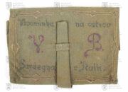 Pouzdro na dopisnice z italského zajateckého tábora, 1916 (1)