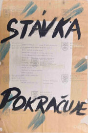 Letáky z období sametové revoluce, Brno, listopad 1989 (1)