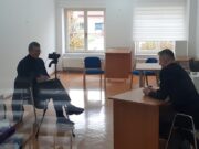 09 Miroslav Vyšata při nahrávání rozhovoru s válečným veteránem (foto Michal Louč)