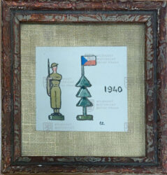 Kamil Cipra, Vánoční přání, Velká Británie, 1940