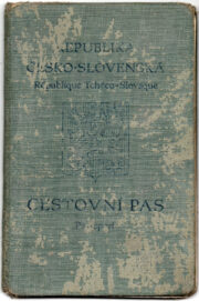 Česko-slovenský cestovní pas na jméno Kurt Brunn, 1939 (1)