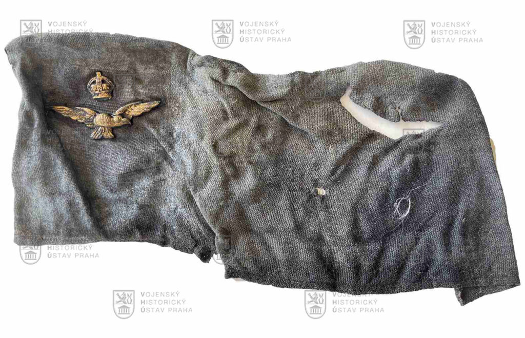 Lodička příslušníka RAF