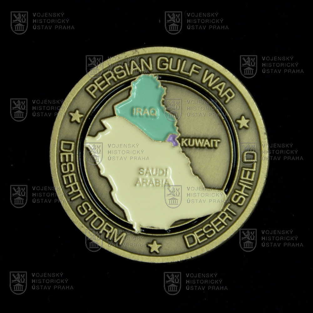 Pamětní mince první války v Perském zálivu