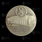 Plaketa TJ Sokol Královské Vinohrady – Alois Hudec (2)