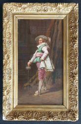 Václav Brožík, Šlechtic s kordem, kolem 1890