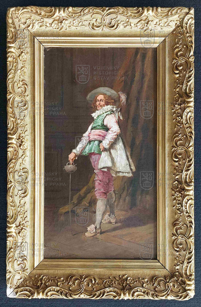 Václav Brožík, Šlechtic s kordem, kolem 1890