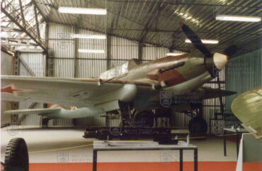 Bitevní letoun Iljušin Il-2 m 3 Šturmovik v expozici Leteckého muzea Kbely