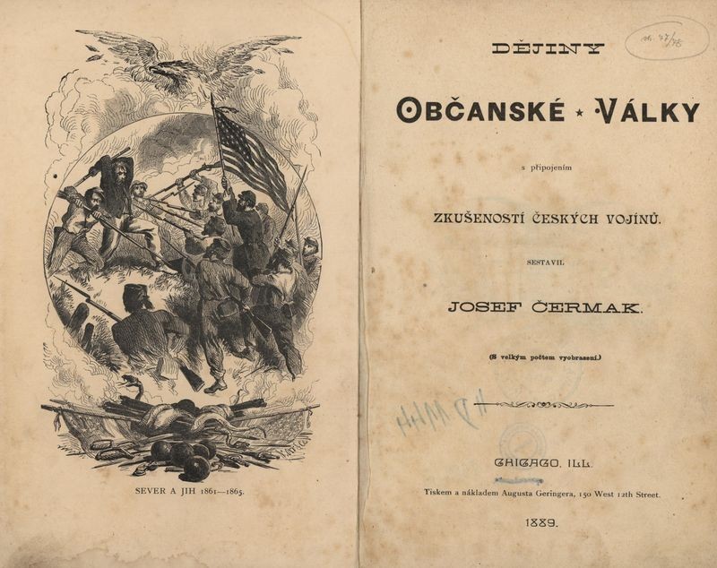 ČERMAK, Josef. Dějiny občanské války s připojením zkušeností českých vojínů.