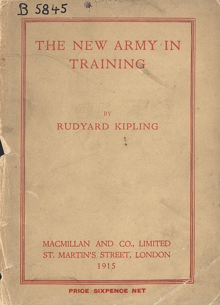 KIPLING, Rudyard. The New Army in Training