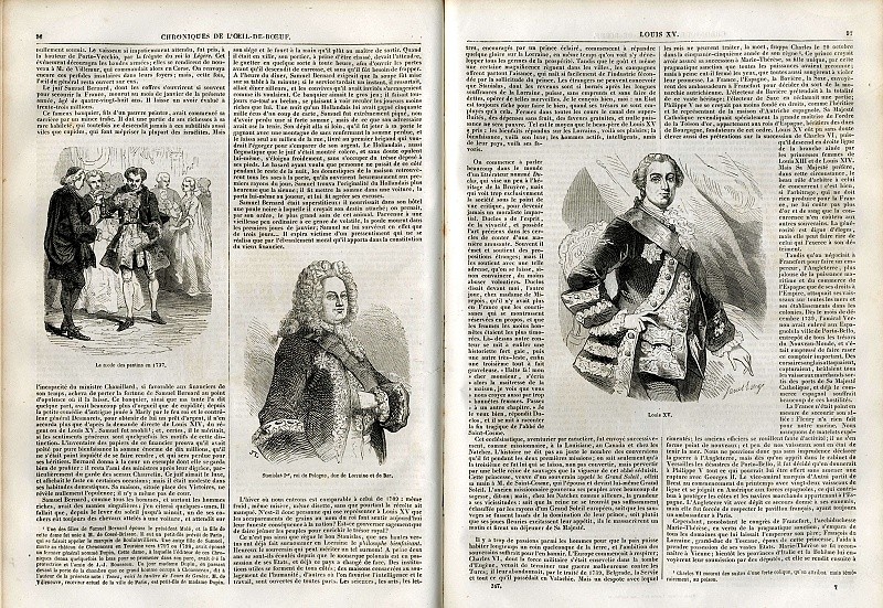 TOUCHARD-LAFOSSE, Charles. Chroniques de l´oeil-de-boeuf...
