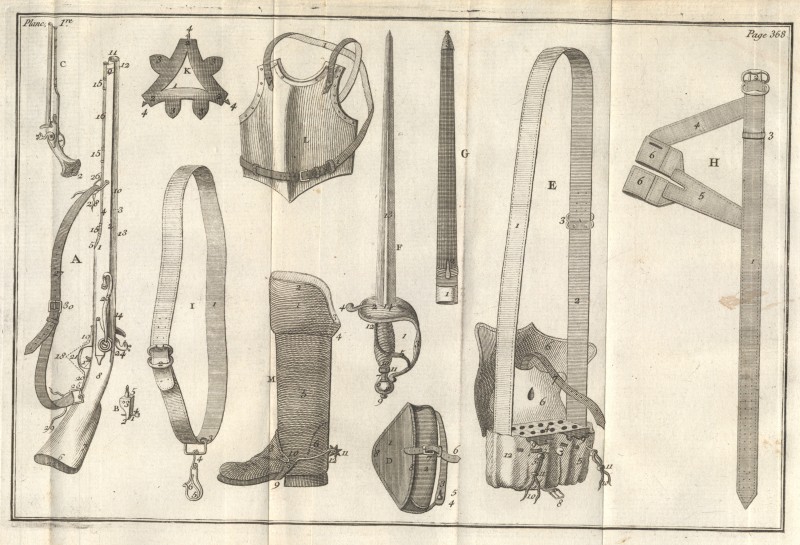 LA PORTERIE, François de. Institutions militaires pour la cavalerie et les dragons